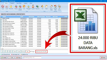 IMPORT DATA BARANG EXCEL DI APLIKASI SID RETAIL PRO