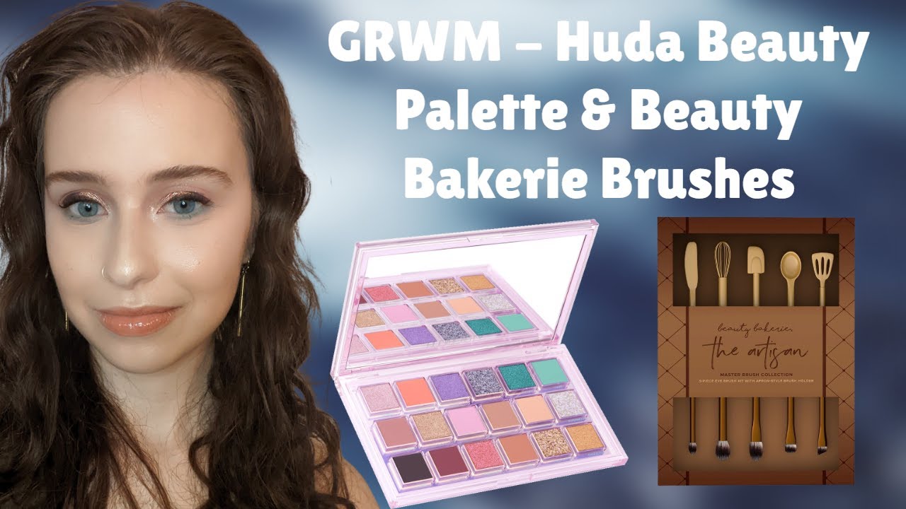 Get Ready With Me | Trying Beauty Bakerie Brushes & Huda Beauty Eyeshadows