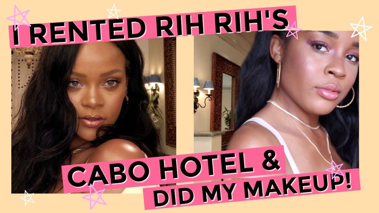 I TRIED FOLLOWING RIHANNA'S VOGUE MAKEUP TUTORIAL - YouTube