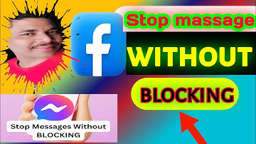 Bina Block Kiye Facebook Message Kaise Band Kare | Facebook Stop Message Without Blocking