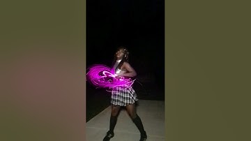 nighttime flow arts with led lightwhip @nympheri_ #dance #lightwhip #flowarts #instrumentals