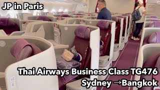 Thai Airways Business Class TG476 Sydney to Bangkok