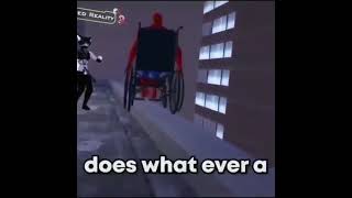 Spider-Man does what ever a spider can