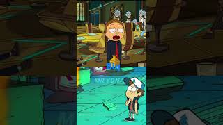 Gravity falls vs Rick and Morty Dipper vs Morty part2 #gravityfalls #rickandmorty
