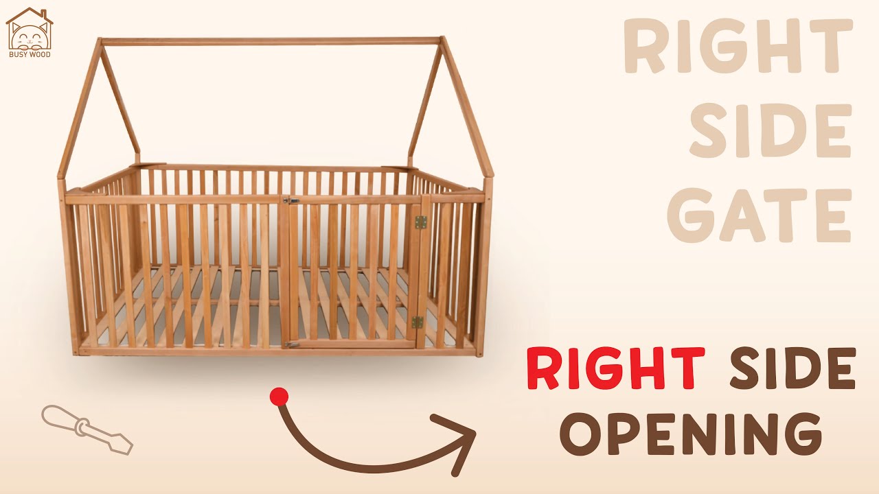 Assembly Model 21 75x54 in Floor&Slats Options: Right side gate, Right side opening