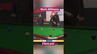 Brilliant pot by the Welsh potting machine. #markwilliams #worldchampionship2026 #snookerplayer