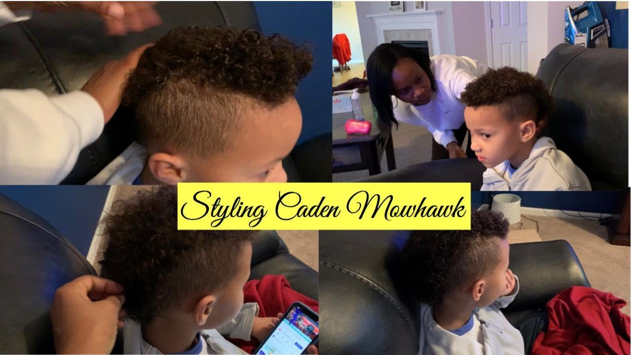 AUTISM I HOW I STYLE CADEN CURLY MOHAWK I KIDS EDITION