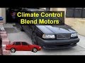 Climate control electric blend door motors, Volvo P80, 850, S70, V70, etc. - VOTD