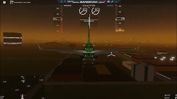 #swiss001landing​ B737-800 18kts Crosswind BUTTER | Roblox FlightLine at JTPH 27L | #2 attempt
