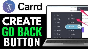How To Create Go Back Button In Carrd.co (Full 2025 Guide)