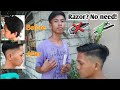 Fade haircut haircut w/o using razor | All barber, i challenge you try to di this! | Jaygee TV