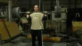 STEVE SLATER 245LB CLEAN/PRESS WARM-UP