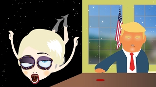 LADY GAGA SUPER BOWL vs TRUMP – Halftime show parody!