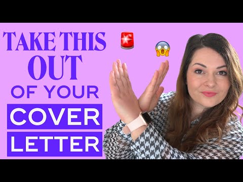 MAJOR COVER LETTER MISTAKES 2021 - Avoid Common Cover Letter Mistakes that Cost You the Interview ⚡