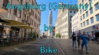 Cycling city tour through the city of Augsburg (Bavaria, 🇩🇪 Germany 🇩🇪 )