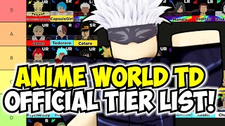 NEW OP CODE!] Anime World Tower Defense Tier List! Best Unit in