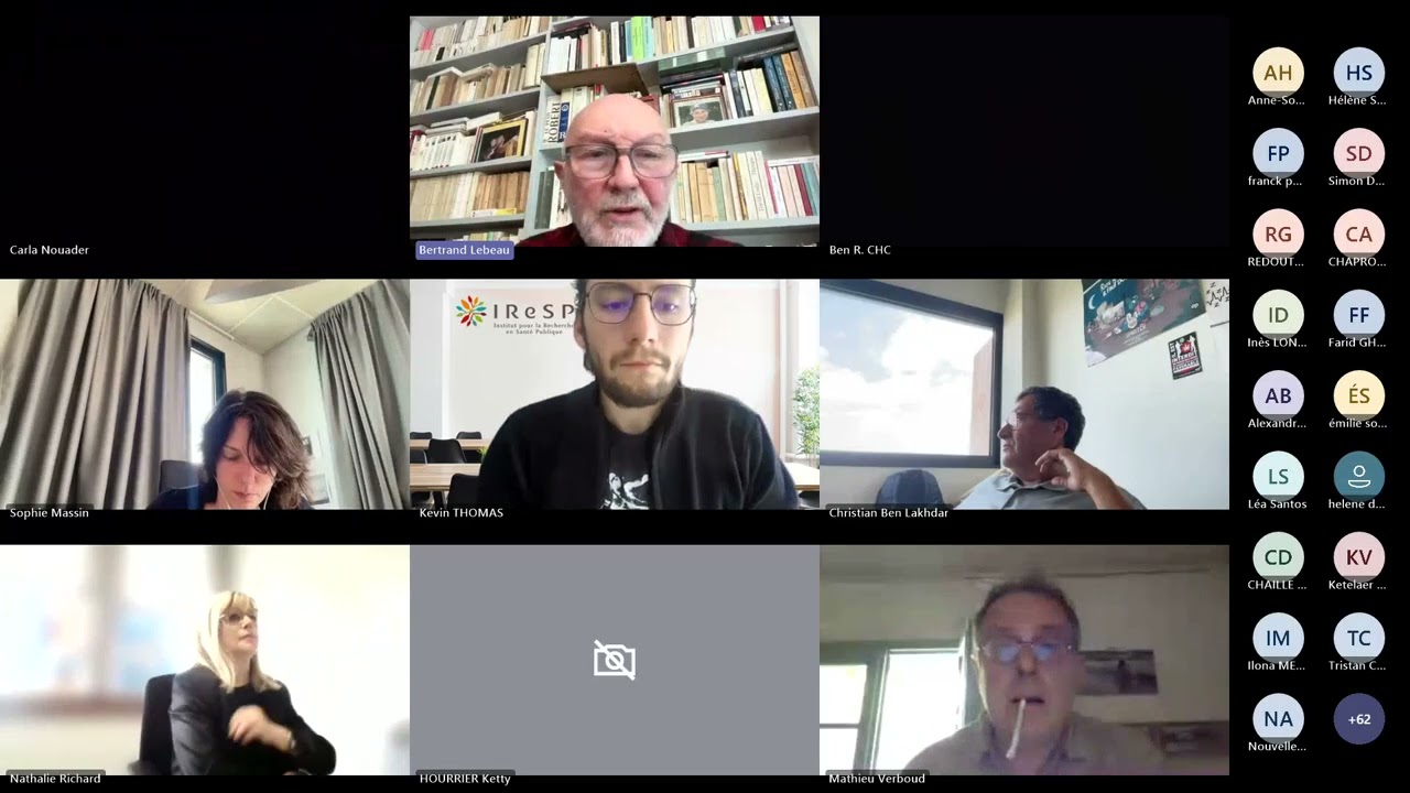 Webinaire IReSP-CNAM du 21 mai: évolution du marché et des usages de cocaïne