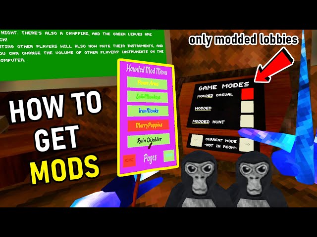 how to use gorilla tag mods with mobile vr station｜TikTok Search