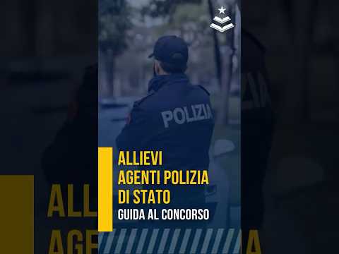 Video Allievi Agenti Polizia di Stato 2026 | Guida al concorso