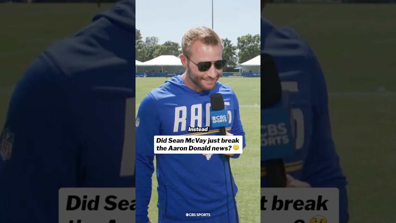 Few word do trick 😉 #rams #aarondonald #seanmcvay