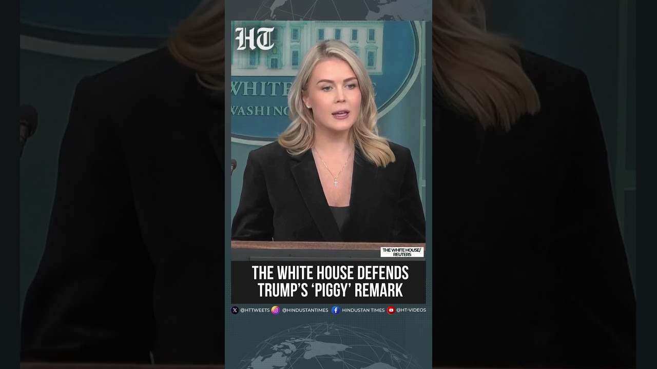 Trump’s ‘Quiet, Piggy’ Comment Draws Criticism, White House Defends President Against Media Backlash