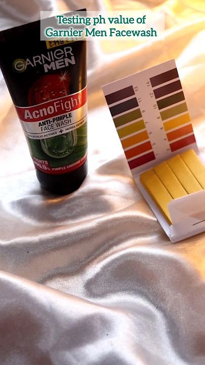 Let's Find Garnier Men Acno Fight Anti Pimple Facewash ph value #youtubeshorts #viralshort