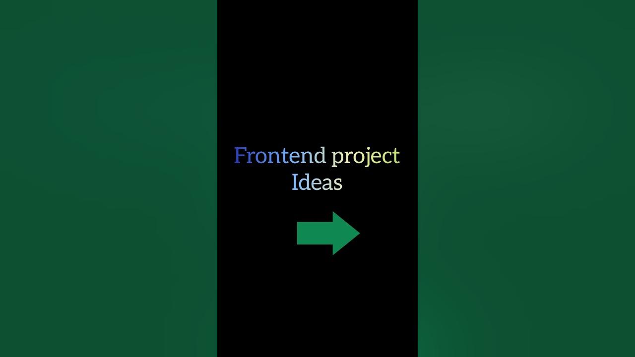 Frontend projects ideas 2025 for beginners #like #share #subscribe # ...
