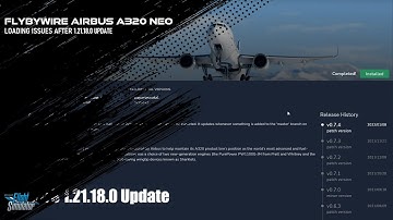 Update the Flybywire Airbus A320 Development Version after the MSFS 2020 1.21.18.0 Update