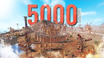 We Abused GIANT EXCAVATOR for SULFUR To Shoot 5000 ROCKETS in 5 Days - Vanilla Rust Movie