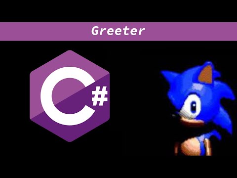 Greeting bro in C# #coding