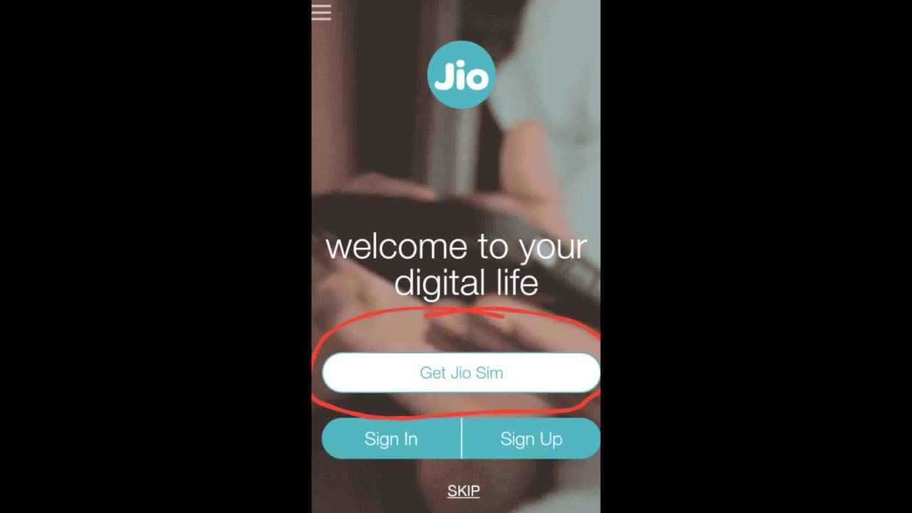 How to generate mobile barcode for jio sim