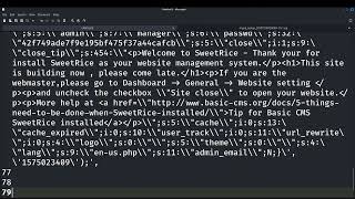 LazyAdmin Write-Up CTF