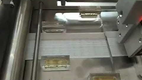 High Speed Care Label Cutting Machine Testing Video ZCUT-103A