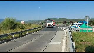 Razie pe autostrada A1 la Cristian - Peste 100 de amenzi în patru ore - Aproape 50 pentru vitezomani 1 video