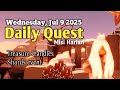 Sky Daily Quest today - Valley of Triumph 9 jul 2025 | Sky Children of the Light | Sandwichies Ch