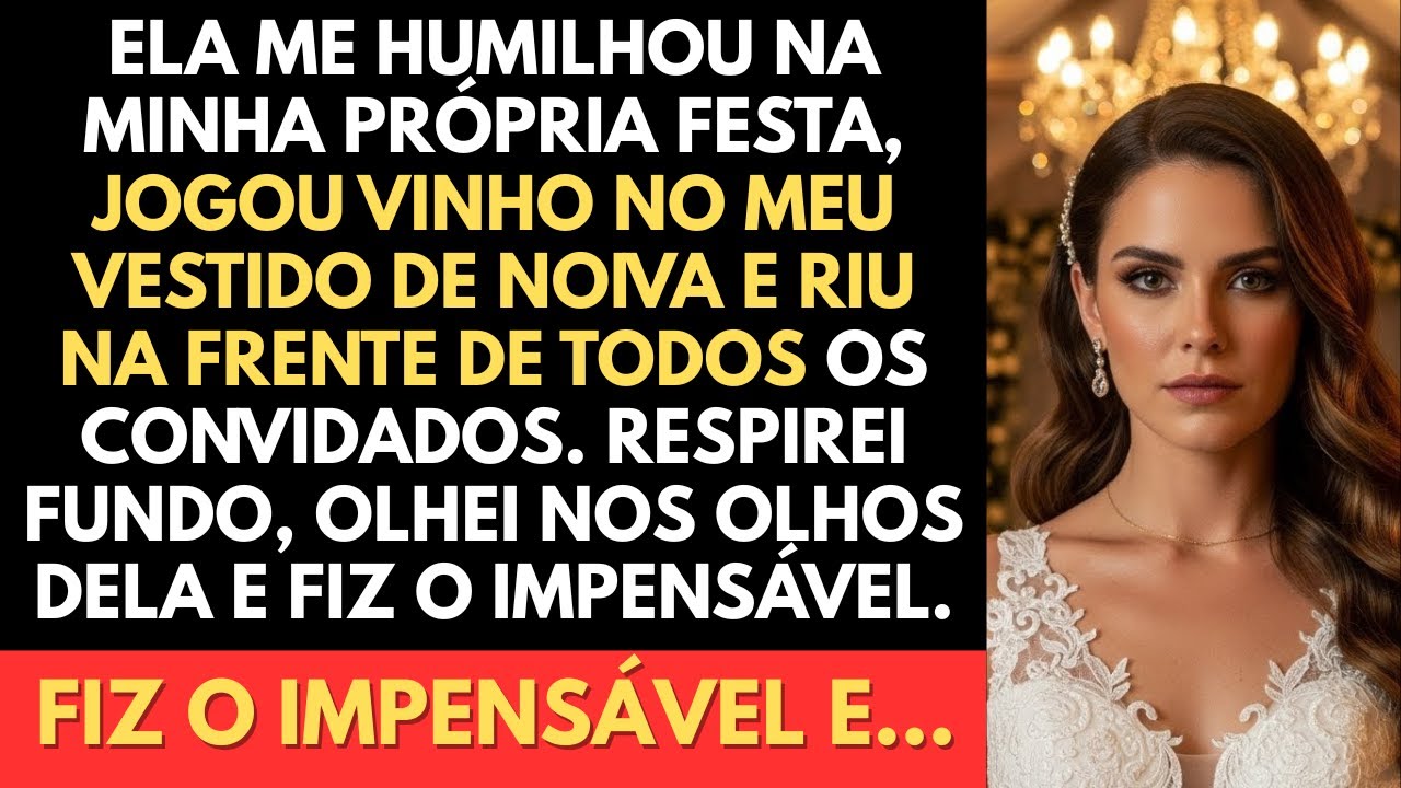 Minha Irmã Me Ridicularizou Na Valsa e Derramou Vinho No Meu Vestido Na Frente De Todos — Então Fiz