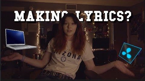 How to make a LYRIC VIDEO on DaVinci Resolve (FREE AND EASY)