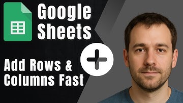 Google Sheets: Quickly Add Rows and Columns (Right-Click & Shortcut Tips)