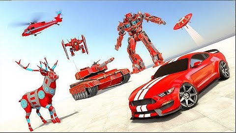 Multi Robot Transform Games: Space Robot Car Games InterBolt Games Gameplay