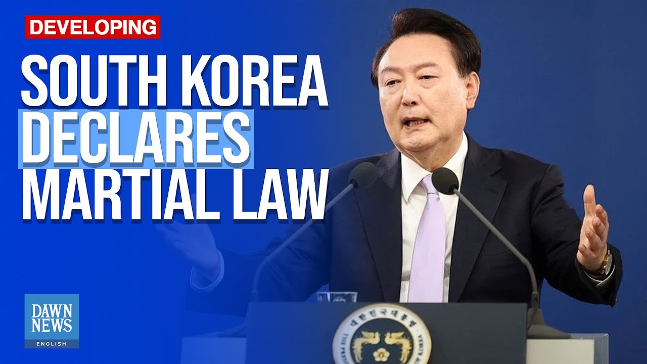 South Korea’s President Declares Emergency Martial Law | Dawn News English