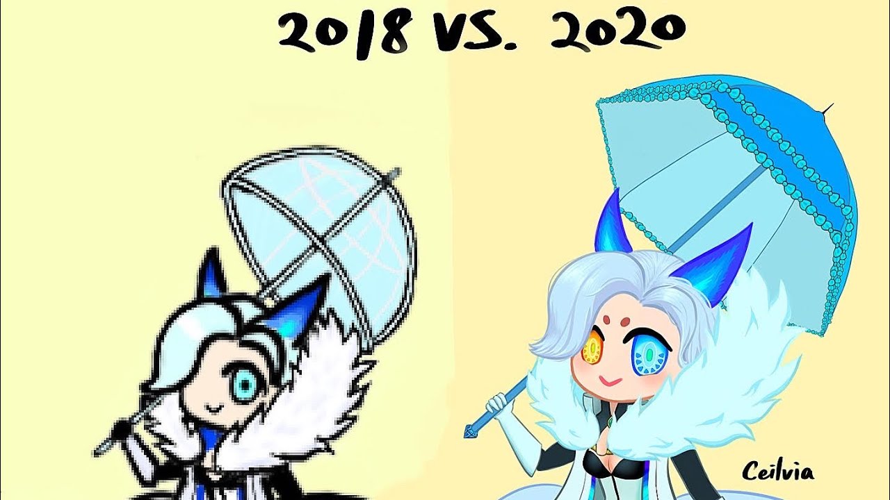 Redraw My Old Art! 2018 VS 2020 - YouTube
