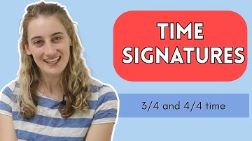 Introduction to Time Signatures: 3/4 and 4/4 time! | Kid