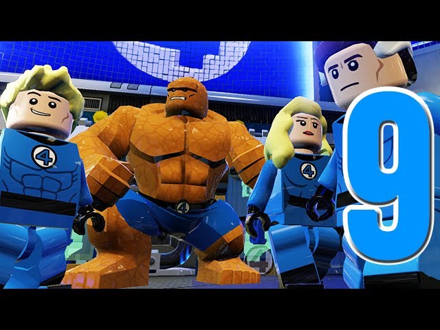 Lego Marvel Super Heroes Movie Walkthrough 09 Hd1080p Fantastic Four No Commentary