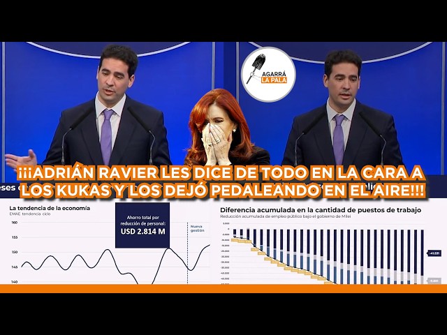 ADRIÁN RAVIER SALIO EN CONFERENCIA Y LE MOSTRÓ LOS DATOS A LOS KUKAS EN LA CARA: "LOS DEJÓ LLORANDO"