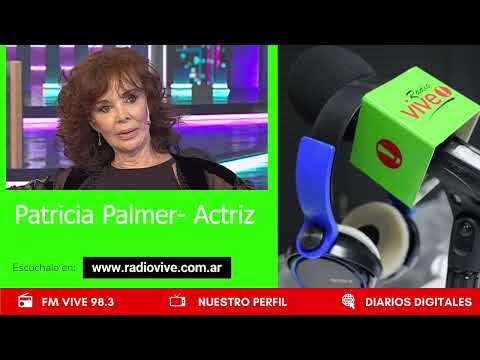 Entrevista a Patricia Palmer Actriz, se presenta el jueves 8 de junio a las 21,30 hs. TC