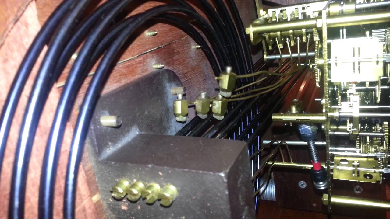 Longcase clock with spiral gong YouTube