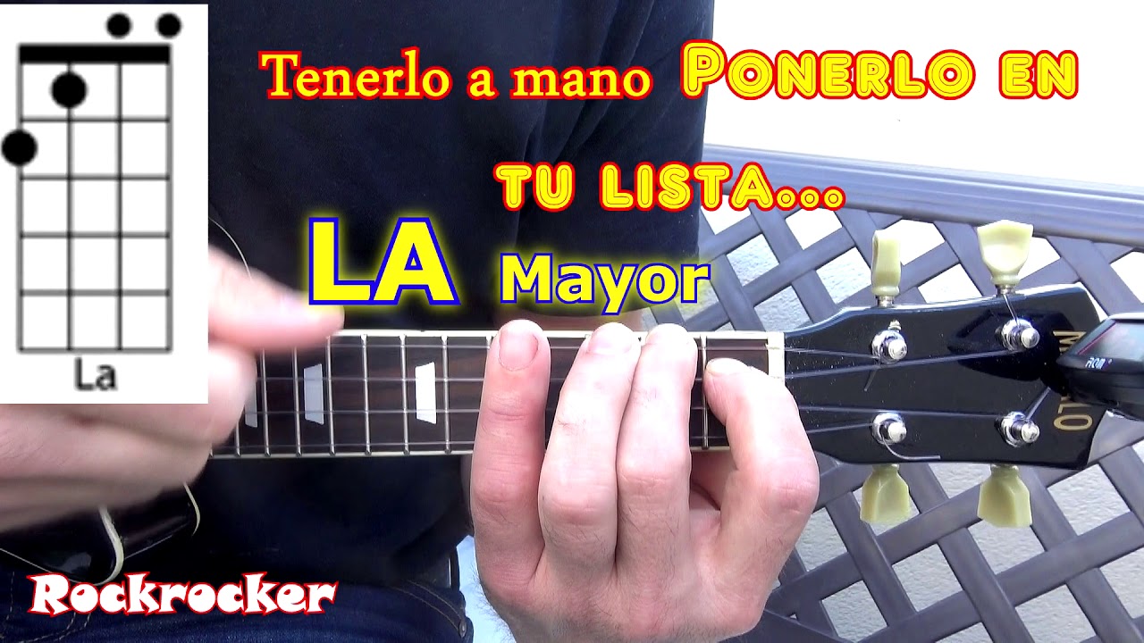 Acorde LA MAYOR UKELELE ✨ 😊 ⚡️Tutorial A Maj ✨ 😊 ⚡️ - YouTube