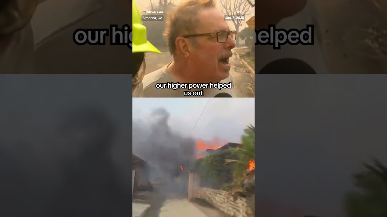 Neighbors armed with garden hoses worked together to prevent flames from spreading between houses