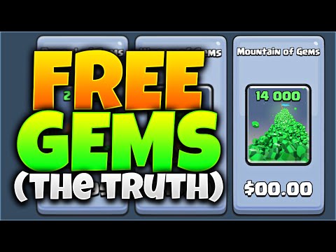 ‘FREE GEMS’ IN Clash Royale!? THE TRUTH ABOUT FREE GEMS! (MUST WATCH!)