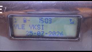 Sporadic E  Radio YLE YKSI from Finland  to Bavaria  Germany , 25 07 2026 , distance approx 1800 km